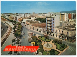 MANFREDONIA Viale Sipontino Oldtimer Auto Tankstelle Esso - Manfredonia