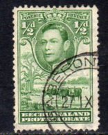 Bechuanaland Protectorate 1938-52 GVI ½d Green Definitive, Used, SG 118 (BA2) - 1885-1964 Bechuanaland Protettorato