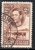 Bechuanaland Protectorate 1938-52 GVI 2d Brown Definitive, Used, SG 121 (BA2) - 1885-1964 Bechuanaland Protettorato