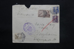 ESPAGNE - Enveloppe De Barcelone Pour L 'Allemagne En 1939 Avec Contrôle Postal Militaire - L 25305 - Marques De Censures Républicaines