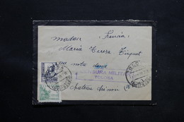 ESPAGNE - Enveloppe De Tolosa Pour La France En 1938 Avec Censure Militaire , Affranchissement Plaisant - L 25367 - Marques De Censures Républicaines