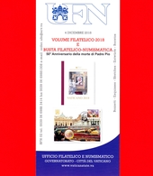 Nuovo - VATICANO - 2019 - Bollettino Ufficiale - Volume Filatelico - Busta Filatelico-numismatica - BFN 02 - Brieven En Documenten