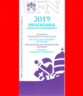 Nuovo - VATICANO - 2019 - Bollettino Ufficiale - Programma Filatelico E Numismatico 2019 - PFN 01 - Lettres & Documents