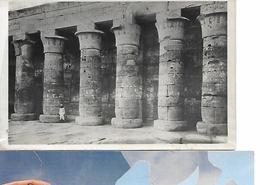 EGYPTE  THEBES TOMB OF KING RAMSES III MEDINET HABU  CARTE NON ECRITE COURTYARD - 6th Of October City