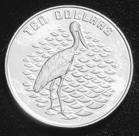 Australia 10 Dollars 2017 (Jabiru Bird Piedfort Proof) Silver - 10 Dollars