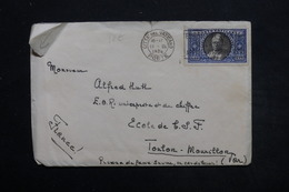 VATICAN - Enveloppe De La Cité Pour Toulon En 1936 , Affranchissement Plaisant - L 25506 - Covers & Documents