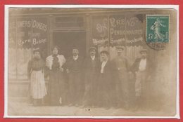 COMMERCE --  CARTE PHOTO - RARE - Restaurant - - Restaurants