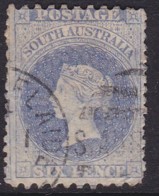 South Australia 1870 P.10x12.5 SG 105 Used - Usati