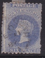 South Australia 1870 P. 10x11.5 SG 105 Used - Gebraucht