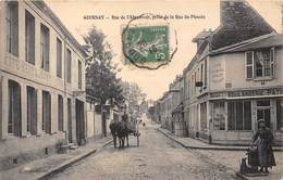 76-GOURNAY- RUE DE L'ABREUVOIR- PRISE DE LA RUE DU PLESSIS - Gournay-en-Bray