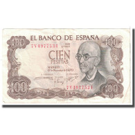 Billet, Espagne, 100 Pesetas, 1970, 1970-11-17, KM:152a, TTB - 100 Pesetas