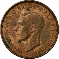 Monnaie, Grande-Bretagne, George VI, Farthing, 1940, TTB, Bronze, KM:843 - B. 1 Farthing