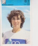 TH2130  ~~  DURDA BJEDOV  ~  YUGOSLAVIA, CROATIA  ~~   SVIJET SPORTA CARD - Swimming