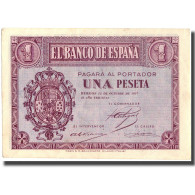 Billet, Espagne, 1 Peseta, 1937, 1937-10-12, KM:104a, SUP - 1-2 Peseten