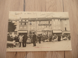 CPA 07 Ardèche Lamastre Un Coin Du Marché BE - Lamastre