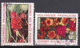 Polynésie Journée Des Mille Fleurs N°83-84 Oblitéré - Gebruikt