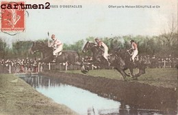 JOCKEYS SAUT D'OBSTACLES HIPPODROME HIPPISME CHEVAL HORSE JOCKEY SPORT - Hippisme