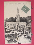 Visuel Très Peu Courant - 76 - Auffay - L'Eglise (Le Marché) - Scans Recto-verso - Auffay