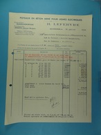 Poteaux En Béton Armé Pour Lignes électriques Quaregnon /28/ - Elektriciteit En Gas