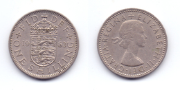 Great Britain 1 Shilling 1963 English Shield - I. 1 Shilling