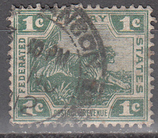 MALAYA       SCOTT NO. 38     USED    YEAR  1906   WMK 3 - Federation Of Malaya