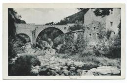 CPSM PONT DE LA SAINTE, VIEUX PONT ROMAIN SUR LA VIEILLE ROUTE YSSINGEAUX - MONTFAUCON, HAUTE LOIRE 43 - Otros & Sin Clasificación