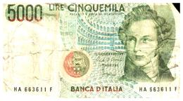 Billets > Italie >5000 Lire 1985 - 5.000 Lire