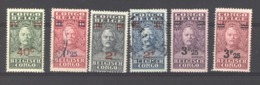 Belgique  -  Congo  :  Yv  162-67  * , (o) - Unused Stamps