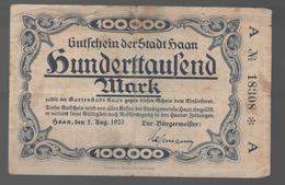 ALEMANIA - GERMANY -  100.000  Mark 1923 HAAN - 100 Deutsche Mark