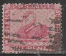 WESTERN AUSTRALIA - 1860 1d Swan. Perf 14. Scott 25. Used - Gebruikt