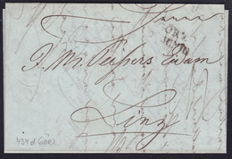 GÖRZ (Gorica), Complete Prephilatelic Cover, 1843 - ...-1850 Prephilately