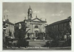 NOVA MILANESE - PIAZZA MARCONI E CHIESA PARROCCHIALE   VIAGGIATA FG - Monza