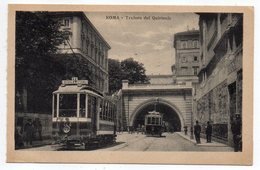 Italie-- ROME--Trafero Del Quirinal (animée ,tramways ) - Trasporti