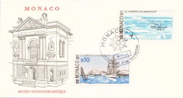 Monaco FDC Du 9 Novembre 1977 à Monaco " La Carrière D'un Navigateur " - Covers & Documents