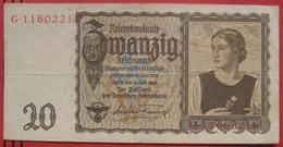 20 Reichsmark 1939 (WPM 185) 16.6.1939 - 20 Reichsmark