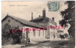 87 - NANTIAT - MAIRIE ET ECOLES - ECOLE - Nantiat