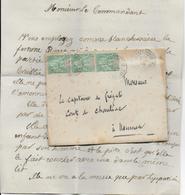 1892 - CALEDONIE - LETTRE ANONYME De DENONCIATION D'une FEMME DE MAUVAISE VIE !!! Au CDT D'un NAVIRE De GUERRE à NOUMEA - Briefe U. Dokumente