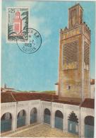 Carte-Maximum ALGERIE N° Yvert 366 (TLEMCEN) Obl Sp 1er Jour - Cartes-maximum