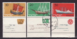 ISRAEL 1958. Mi 160/62, USED - Oblitérés (avec Tabs)