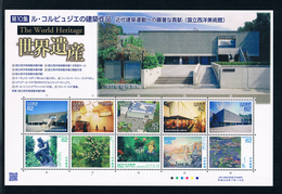 Japan 2017 World Heritage Series No.10/The National Museum Of Western Art Stamp Sheetlet MNH - Ungebraucht