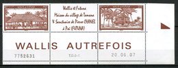 WALLIS FUTUNA  2007 N° 681/682 **  Neufs  MNH Superbe Maison De Village Pierre Chanel - Neufs