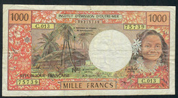 F.P.T. P2a 1000 FRANCS 1995 Signature 3  F-VF - Territorios Francés Del Pacífico (1992-...)