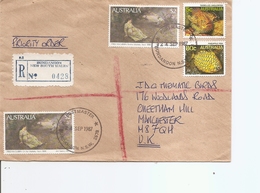 Australie ( Lettre Recommandée De 1987 De Bundanoon Vers La Grande-Bretagne à Voir) - Storia Postale