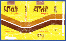 Portugal 1960 To 1970, Packet Of Cigarettes - PORTUGUÊS SUAVE / A Tabaqueira, Lisboa - Etuis à Cigarettes Vides