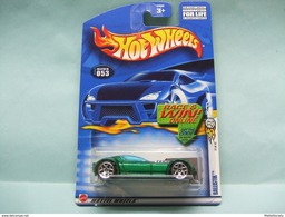 Hot Wheels - BALLISTIK - 2002 First Editions - Collector 53 - Race & Win Card HOTWHEELS US Long Card 1/64 - HotWheels