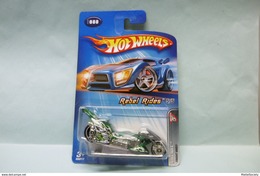 Hot Wheels - FRIGHT BIKE Moto - 2005 Rebel Rides - Collector 80 HOTWHEELS US Long Card 1/64 - HotWheels