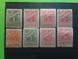 GRECE / GREECE, 1902 - 1913 , 8 Timbres TAXE POSTAGE DUE , Neufs Et Obl TB - Neufs