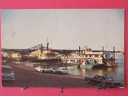 Visuel Très Peu Courant - Etats Unis - Missouri - St Louis Riverfront Riverboats - New And Old - Scans Recto-verso - St Louis – Missouri