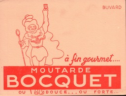 Ancien BUVARD Illustré Moutarde BOCQUET à YVETOT 76 - Mostard