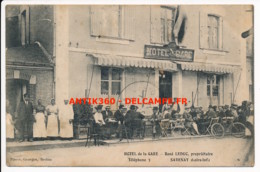 CPA 44 SAVENAY Carte Rare - Hôtel De La Gare René LEDUC Propriétaire - Belle Carte - Savenay